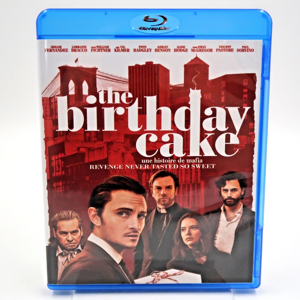 The Birthday Cake Blu Ray 2021 Ewan McGregor Val Kilmer Ashley Benson Fichtner